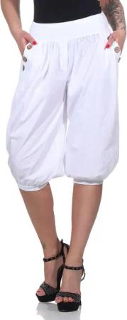 Mississhop Caprihose Damen Capri Hose Haremhose