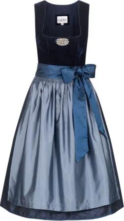 Nübler Trachtenkleid Dirndl Marlies in Dunkelblau
