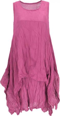 Guru-Shop Midikleid Boho Krinkelkleid, Lagenkleid, Midikleid,..
