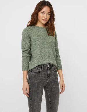 Vero Moda Strickpullover Strick Meliert Basic