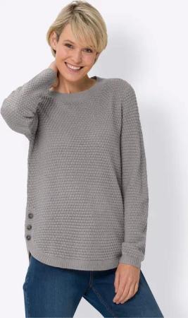 Sieh an! Strickpullover Langarm-Pullover