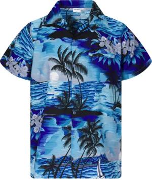 King Kameha Hawaiihemd Surf Funky Hawaii-Hemd