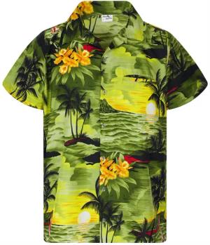 King Kameha Hawaiihemd Surf Funky Hawaii-Hemd