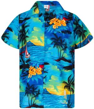 King Kameha Hawaiihemd Surf Übergrößen 7XL-12XL