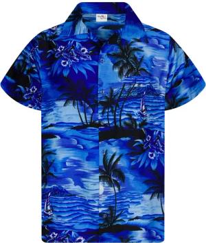 King Kameha Hawaiihemd Surf Funky Hawaii-Hemd