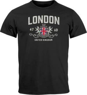Neverless Print-Shirt Herren T-Shirt London United