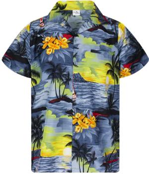 King Kameha Hawaiihemd Surf Übergrößen 7XL-12XL