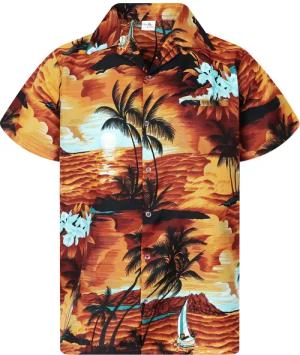 King Kameha Hawaiihemd Surf Funky Hawaii-Hemd