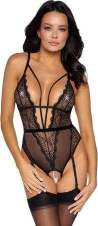 Cottelli Collection Body Spitzen-Body transparent mit