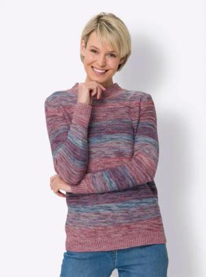 Sieh an! Strickpullover Stehkragenpullover