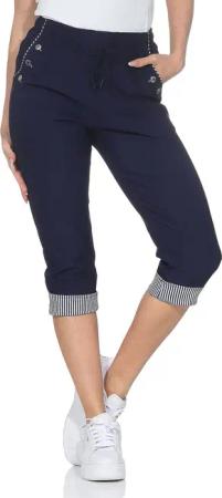 OriginalYou 7/8-Caprijeans Schlupfhose Damen 7/8 Stoffhose