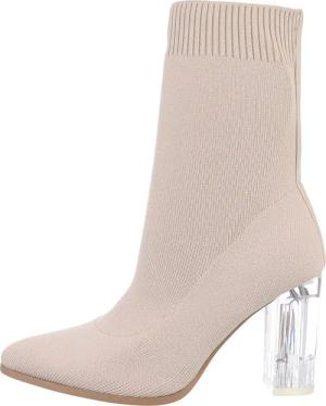 Ital-Design Damen Abendschuhe Elegant High-Heel-Stiefelette (84338436)