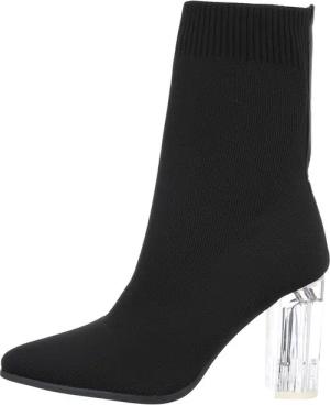 Ital-Design Damen Abendschuhe Elegant High-Heel-Stiefelette (84338429)