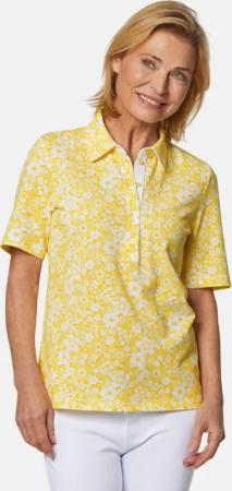GOLDNER Poloshirt Pikee-Druckpoloshirt
