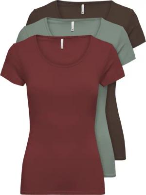 ONLY T-Shirt ONLLIVE LOVE NEW (3-tlg.,