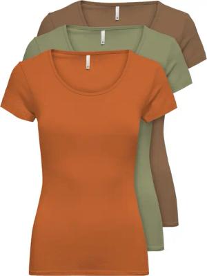 ONLY T-Shirt ONLLIVE LOVE NEW (3-tlg.,
