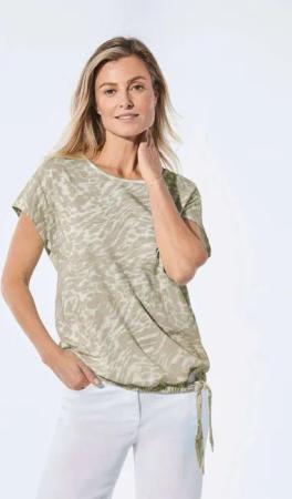 GOLDNER T-Shirt Shirt mit U-Boot-Ausschnitt
