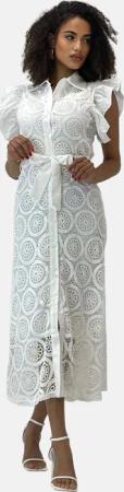 Elara Spitzenkleid Elara Damen Sommerblumenkleid (1-tlg)