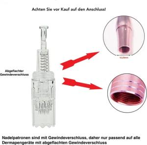P-Beauty Cosmetic Accessories Dermaroller Microneedling Ersatzköpfe