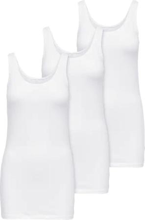 ONLY Tanktop Live Love (3-tlg) Lange
