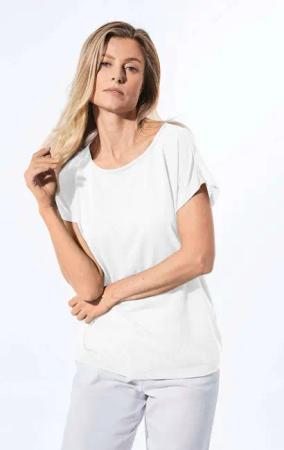 GOLDNER T-Shirt Shirt in Leinenoptik