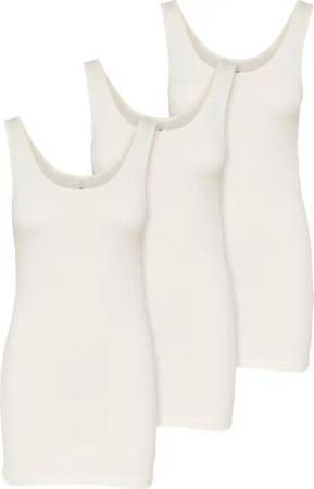 ONLY Tanktop Live Love (3-tlg) Lange