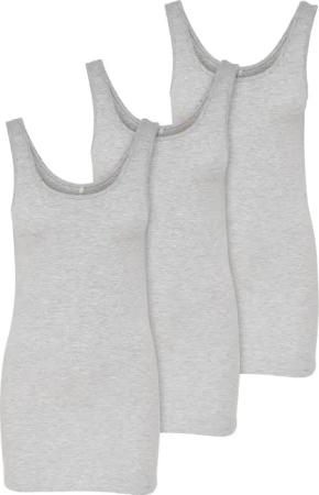 ONLY Tanktop Live Love (3-tlg) Lange