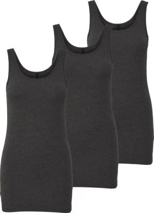 ONLY Tanktop Live Love (3-tlg) Lange