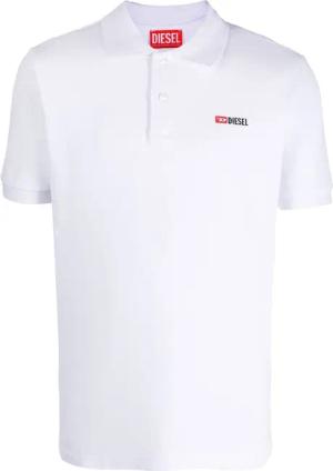 Diesel Poloshirt körperbetonende Slim Fit Passform