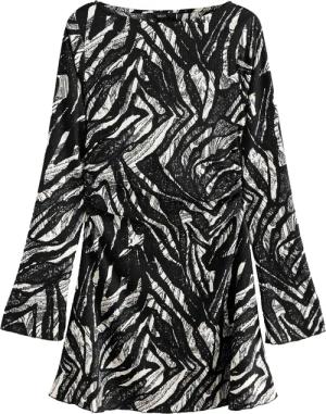 Next Minikleid Gerafftes Minikleid mit langen