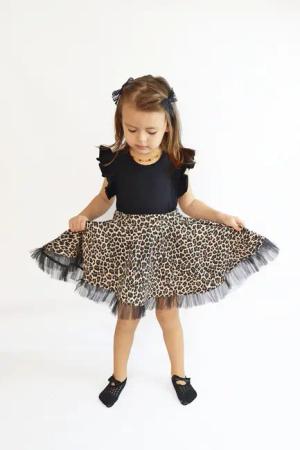 Parla Kids Tüllkleid Tütükleid schwarz mit