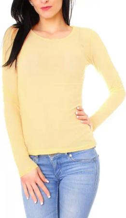 Muse T-Shirt Mesh-Shirt Langarm transparent 8032
