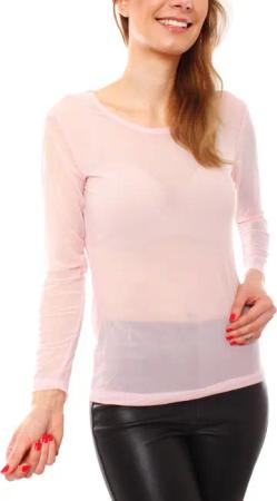 Muse T-Shirt Mesh-Shirt Langarm transparent 8032