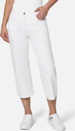 GOLDNER Stoffhose Bequeme Culotte in verkürzter