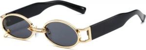 YRIIOMO Sonnenbrille Retro inspirierte ovale Sonnenbrille