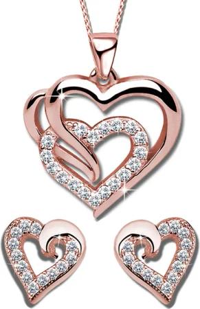 Limana Schmuckset Silber 925 God Rosegold