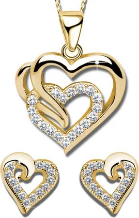 Limana Schmuckset Silber 925 God Rosegold