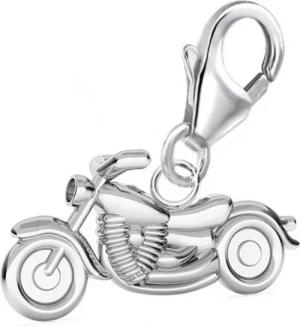 Goldene Hufeisen Charm-Einhänger Motorrad Karabiner Charm