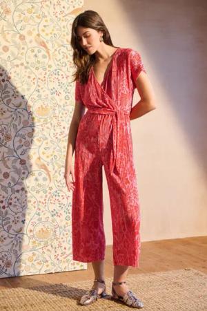 Next Jumpsuit William Morris Plissée-Overall –
