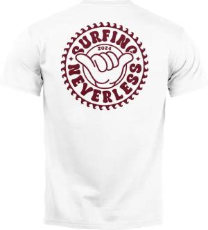 Neverless Print-Shirt Herren T-Shirt Surfing Surfer