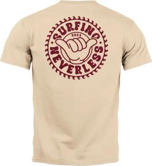 Neverless Print-Shirt Herren T-Shirt Surfing Surfer