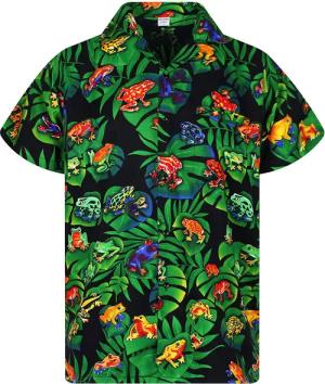 King Kameha Hawaiihemd Frogs Funky Hawaii-Hemd