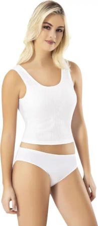 fashionshowcase Crop-Top Damen Ripptop aus Baumwolle,