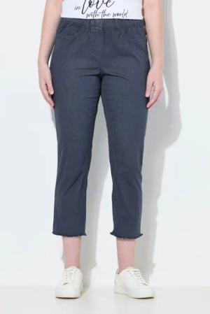 Ulla Popken 7/8-Hose 7/8-Hose Sienna Fransensaum