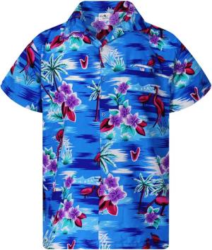 King Kameha Hawaiihemd Flamingos Funky Hawaii-Hemd