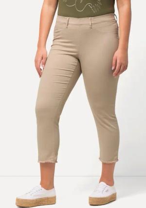 Ulla Popken 7/8-Hose 7/8-Hose Sienna Fransensaum