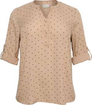 KAFFE Curve Langarmbluse Langarm-Bluse KCjoy Große