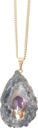 Crystal and Sage Jewelry Kette mit