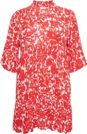 KAFFE Curve Blusenkleid Kleid KCella Große