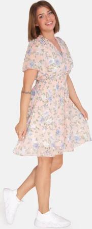 Elara Sommerkleid Elara Damen Sommerblumenkleid (1-tlg)